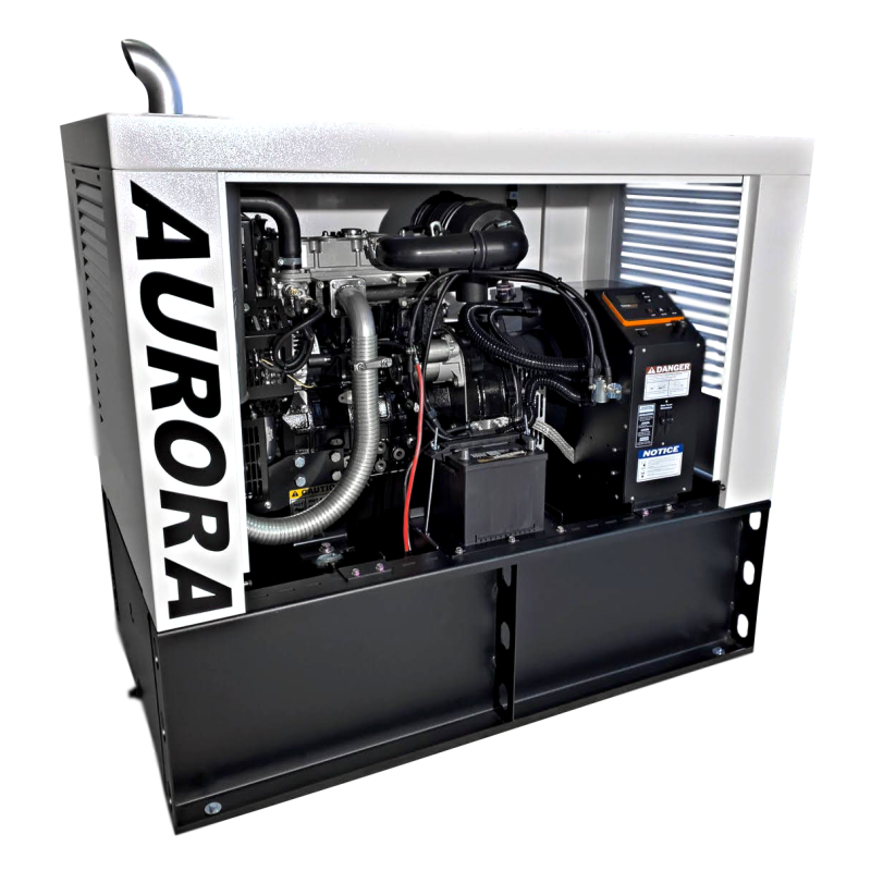 10 kW Diesel Home Generator with 50 Gallon Fuel Tank