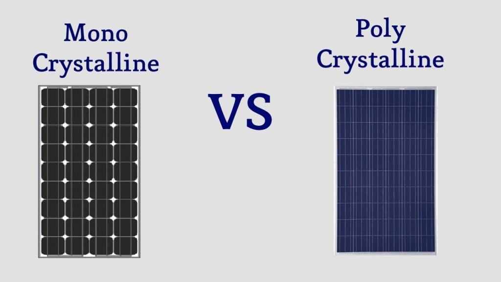 Monocrystalline vs Polycrystalline Solar Panels