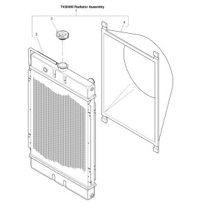 Perkins T430490 Radiator Assembly