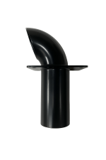 EXHAUST - Muffler Tail Pipe  W/4X4" Welded Canopy Mounting Adapter