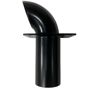 EXHAUST - Muffler Tail Pipe  W/4X4" Welded Canopy Mounting Adapter