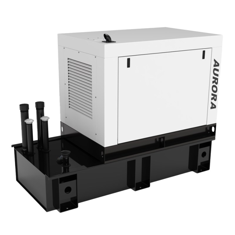 25 kW Hatz diesel engine powered generator with 100 gallon fuel tank