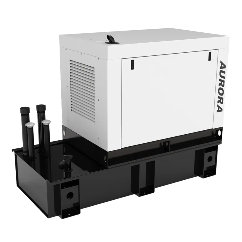 25 kW Perkins Diesel Generator with 100 gallon fuel tank.
