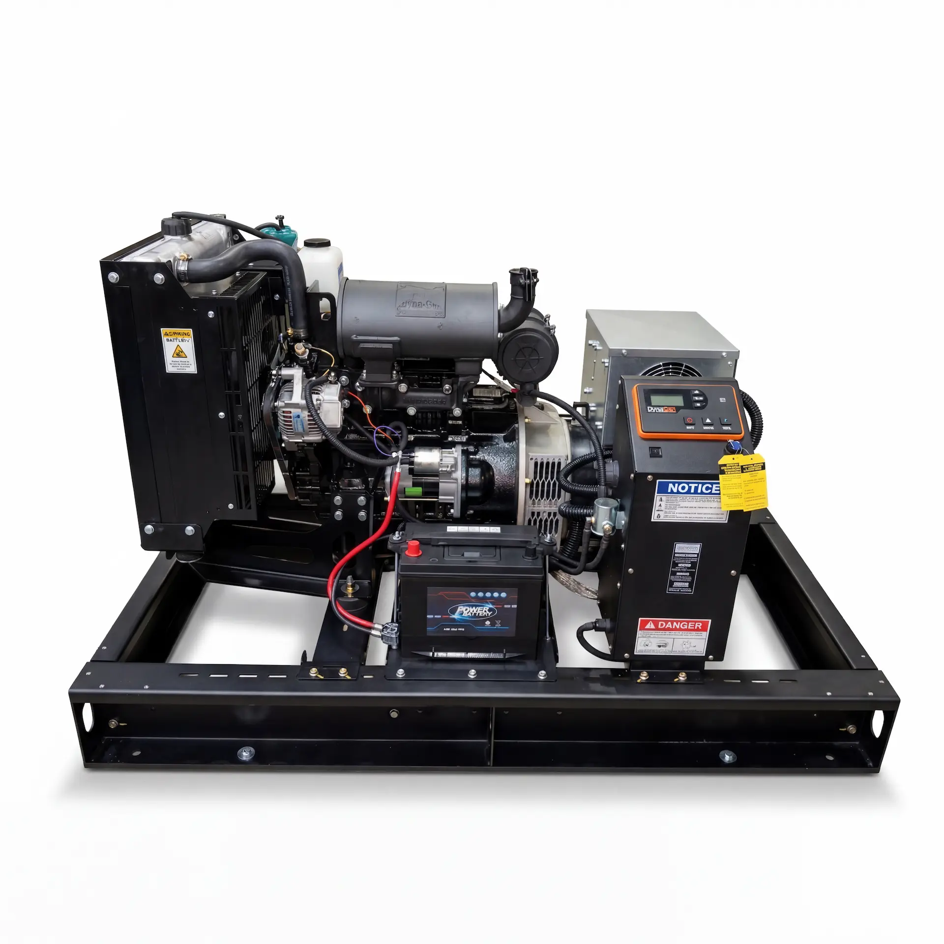 Yanmar diesel engine powered 24 Vdc generator for battery charging and off-grid power systems