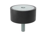 Vibration-Damping Sandwich Mount with Stud and Insert