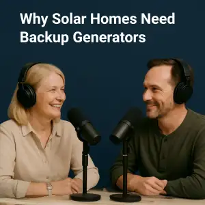 Why Solar Homes Need Backup Generators